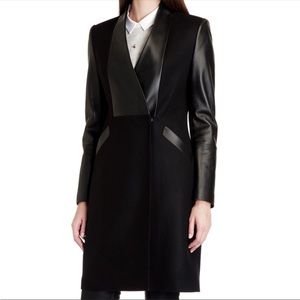 Ted Baker Nexie coat Leather Sleeves